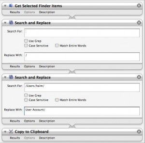 copytoclip The Automator Workflow