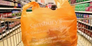 Plastic Bags, the scourge of the supermarket sainsbury bag